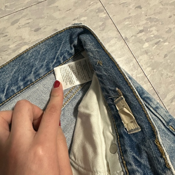 Madewell Light Wash Low Slung Baggy Jeans - Picture 7 of 11